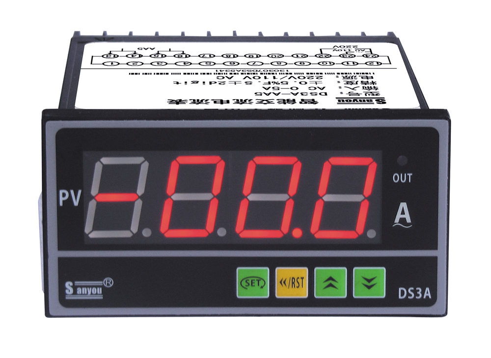 DS3A series four digit multi range voltage and current meters
