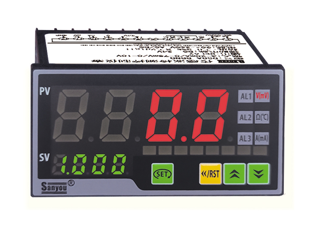 DSA series sensor display control table (DS8A)