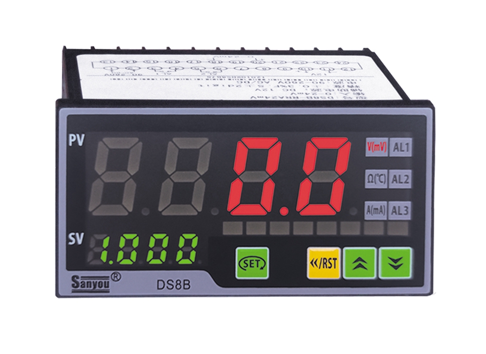 DS8B series weighing display control table
